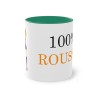 Mug vert foncé 100% rousse