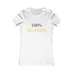 T-shirt blanc 100% Blonde