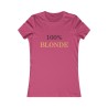 T-shirt Rose 100% Blonde