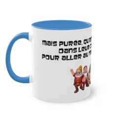 Mug bleu mais qu'est ce qu'ils mettent ...