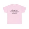 T-shirt rose je suis gentille, patiente, drôle...