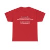 T-shirt Rouge je suis gentille, patiente, drôle...
