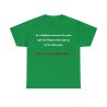 T-shirt vert irlandais je voudrais rassurer les gens...