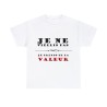T-shirt blanc je ne vieillis pas ...