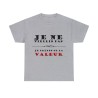 T-shirt gris je ne vieillis pas ...