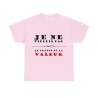 T-shirt rose je ne vieillis pas ...