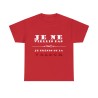 T-shirt rouge je ne vieillis pas ...