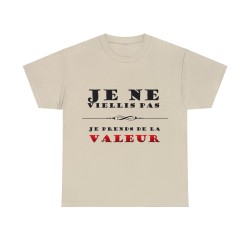 T-shirt sable je ne vieillis pas ...