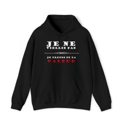 Sweat noir je ne vieillis pas ...