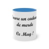 Mug Bleu clair Encore un cadeau de merde. Ce mug !