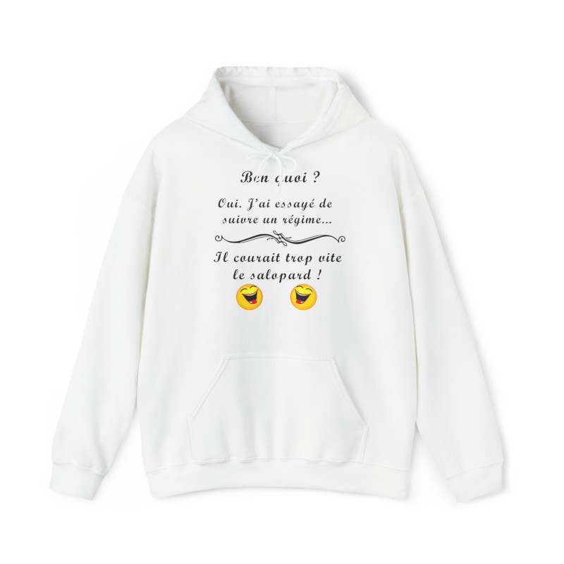 Sweat blanc ben quoi ? j'ai essayer de suivre ...