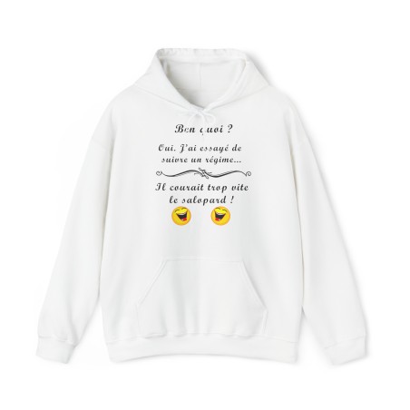 Sweat blanc ben quoi ? j'ai essayer de suivre ...