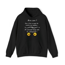 Sweat noir ben quoi ? j'ai essayer de suivre ...