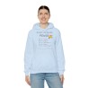 femme avec Sweat bleu clair avant de parler PENSE ...