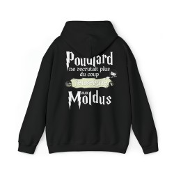 Sweat noir Poudlard ne recrutait plus ...