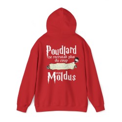 Sweat rouge Poudlard ne recrutait plus ...