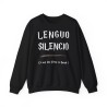 sweat noir LENGUO SILENCIO ...