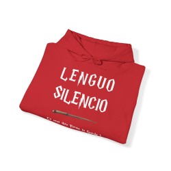 Hoodies rouge LENGUO SILENCIO ...