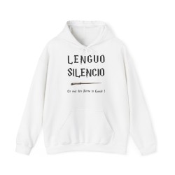 Hoodies blanc LENGUO SILENCIO ...