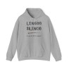 Hoodies gris LENGUO SILENCIO ...