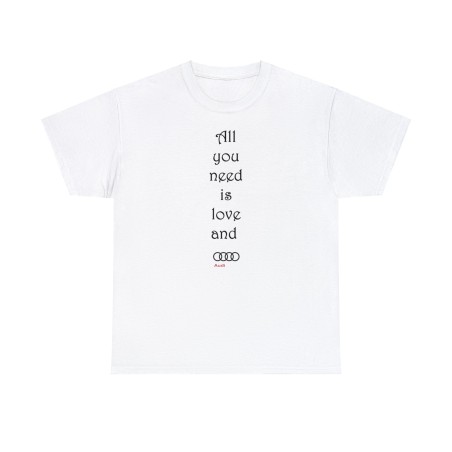 T-shirt blanc All you need... Logo