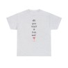 T-shirt cendre All you need... Logo