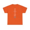 T-shirt orange All you need... Logo