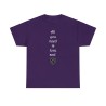 T-shirt violet All you need... Logo
