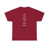 T-shirt rouge cardinal All you need... Logo