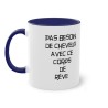Pas besoin de cheveux avec ce corps de rêve - mug humour -
