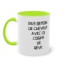 Pas besoin de cheveux avec ce corps de rêve - mug humour -