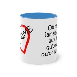 Mug Bleu alors je t'aime.