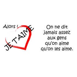 dessin Mug alors je t'aime.