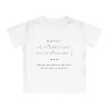 T-shirt Blanc Mama va m'apprendre tout ...