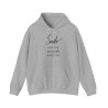 Hoodie gris smile and the world smiles with you