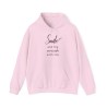Hoodie rose smile and the world smiles with you