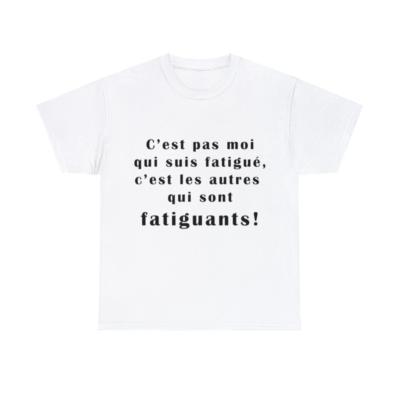 t-shirt blanc c'est pas moi qui suis...