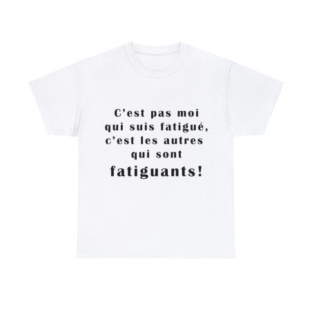 t-shirt blanc c'est pas moi qui suis...