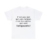 t-shirt blanc c'est pas moi qui suis...