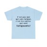 t-shirt bleu ciel c'est pas moi qui suis...