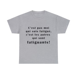 t-shirt gris c'est pas moi qui suis...