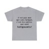 t-shirt gris c'est pas moi qui suis...