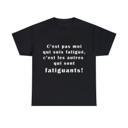 t-shirt noir c'est pas moi qui suis...