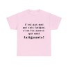 t-shirt rose c'est pas moi qui suis...