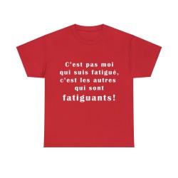 t-shirt rouge c'est pas moi qui suis...