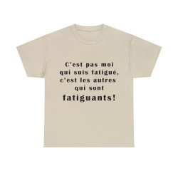 t-shirt sable c'est pas moi qui suis...