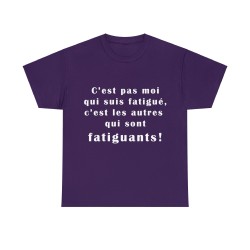 t-shirt violet c'est pas moi qui suis...