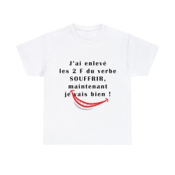 T-shirt blanc j'ai enlevé les 2 F...