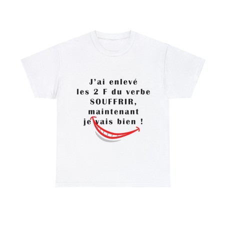 T-shirt blanc j'ai enlevé les 2 F...