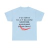 T-shirt bleu ciel j'ai enlevé les 2 F...